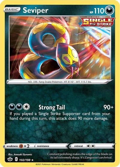 Seviper - 102/198 - Rare