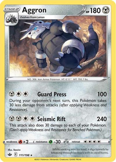 Aggron - 111/198 - Rare