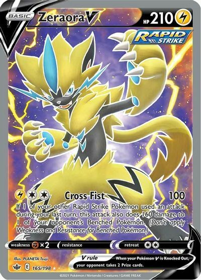 Pokemon Zeraora V Alternate outlets Full Art