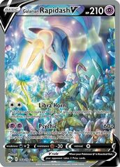 Galarian Rapidash V - 168/198 - Full Art Ultra Rare