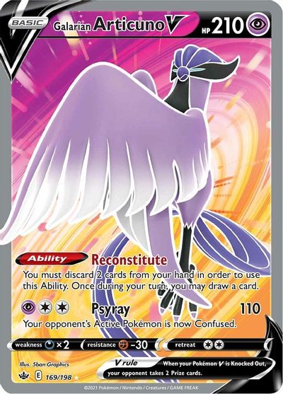 Alt Art Galarian Articuno V deals and Noivern V