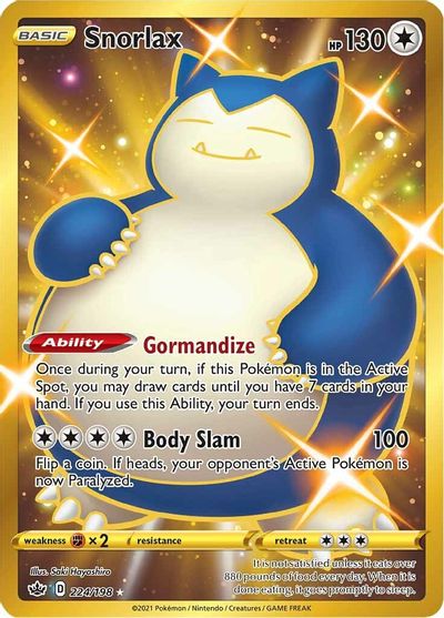 Snorlax - 224/198 - Secret Rare