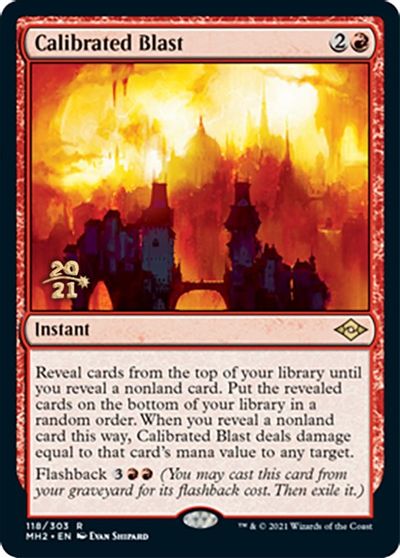 Calibrated Blast - Foil - Prerelease Promo