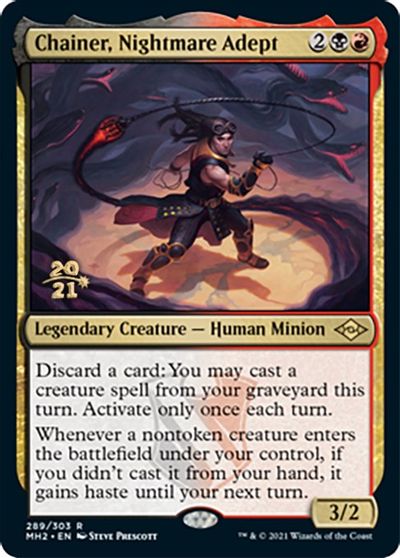 Chainer, Nightmare Adept - Foil - Prerelease Promo