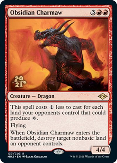 Obsidian Charmaw - Foil - Prerelease Promo