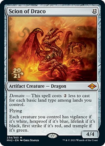 Scion of Draco - Foil - Prerelease Promo