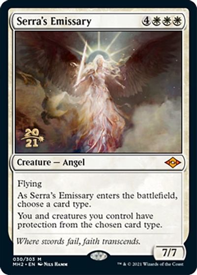 Serras Emissary - Foil - Prerelease Promo