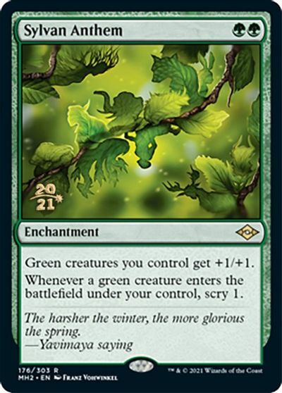 Sylvan Anthem - MH2 Prerelease - Foil