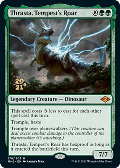 Thrasta, Tempest's Roar - Foil - Prerelease Promo