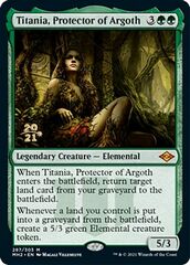 [Deprecated] Titania, Protector of Argoth - Foil - Prerelease Promo