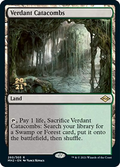 Verdant Catacombs - Foil - Prerelease Promo