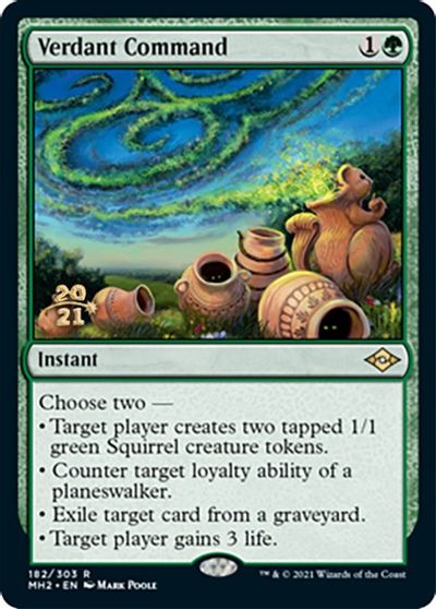 Verdant Command - Foil - Prerelease Promo