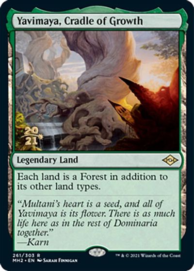 Yavimaya, Cradle of Growth - Prerelease Foil
