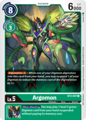 Argomon - BT2-047 - C (Official Tournament Pack Vol.2)