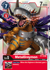 MetalGreymon - ST1-09 - R (Official Tournament Pack Vol.2) - Foil