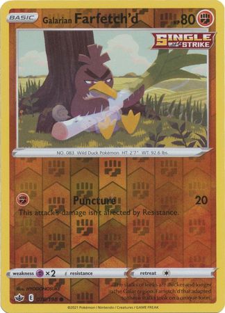 Galarian Farfetchd - 078/198 - Common - Reverse Holo