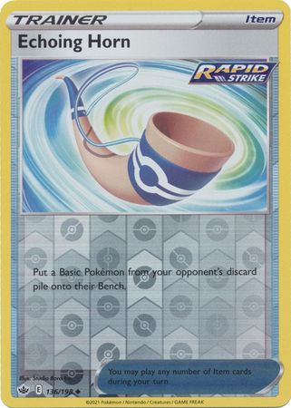 Echoing Horn - 136/198 - Uncommon - Reverse Holo