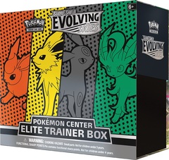 Sword & Shield - Evolving Skies Pokemon Center Elite Trainer Box - Leafeon, Embreon, Jolteon, Flareon