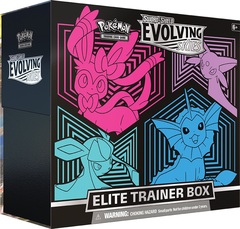 Sword & Shield - Evolving Skies Elite Trainer Box - Sylveon, Espeon, Glaceon, Vaporeon
