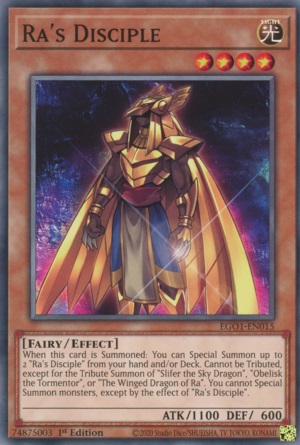 Ras Disciple - EGO1-EN015 - Common - 1st Edition