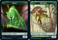 Beast Token // Squirrel Token - Foil