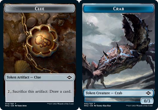 Token - Clue (014) // Crab - Foil