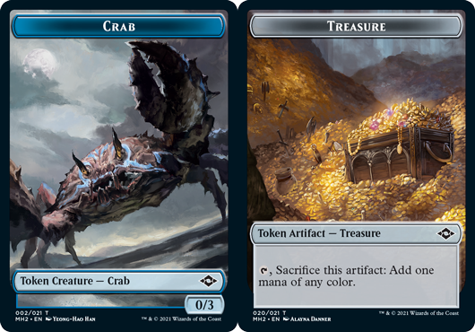 Token - Crab // Treasure (020) - Foil