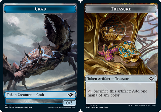 Token - Crab // Treasure (021) - Foil