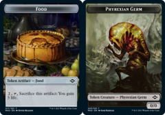 Food (017) // Phyrexian Germ (003) Double-Sided Token - Foil