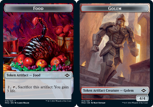 Food Token (018) // Golem Token - Foil