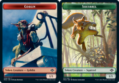 Goblin (008) // Squirrel (011) Double-Sided Token - Foil