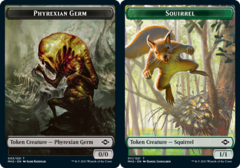 Phyrexian Germ (003) // Squirrel (011) Double-Sided Token - Foil