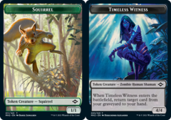 Squirrel (011) // Timeless Witness (005) Double-Sided Token - Foil