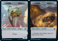 Thopter (019) // Treasure (020) Double-Sided Token - Foil