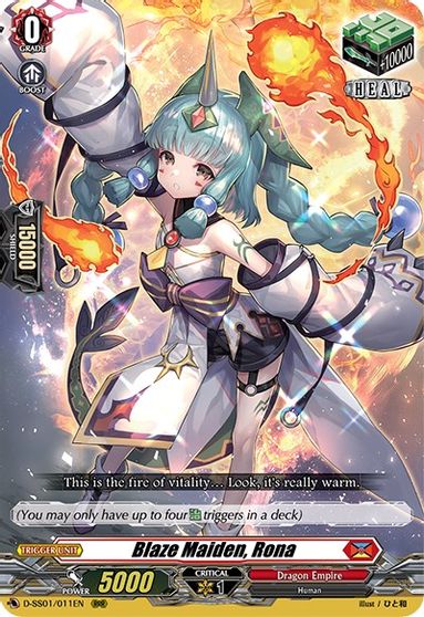 Blaze Maiden, Rona - D-SS01/011EN - RRR