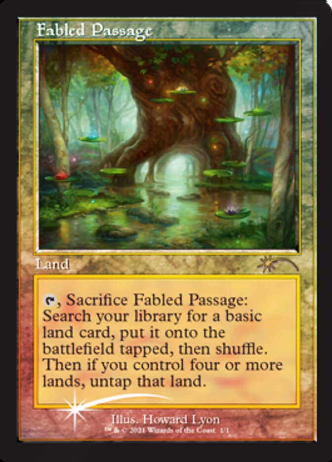 Fabled Passage (001) (Retro Frame) - Foil
