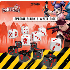 Zombicide 2nd Edition: Special Black & White Dice