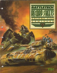 BattleTech Record Sheets Volume Five: Vehicles