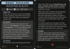 Magic Minigame: Booster Sleuth