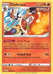 Cinderace - 028/198 - Non-Holo Theme Deck Exclusive