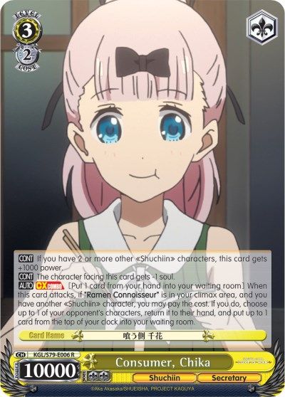 Consumer, Chika - KGL/S79-E006 - R