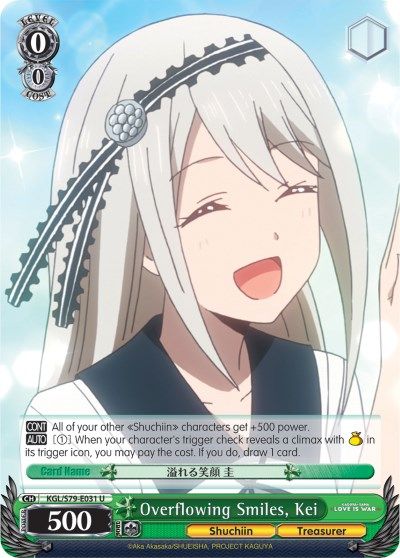 Overflowing Smiles, Kei - KGL/S79-E031 - U
