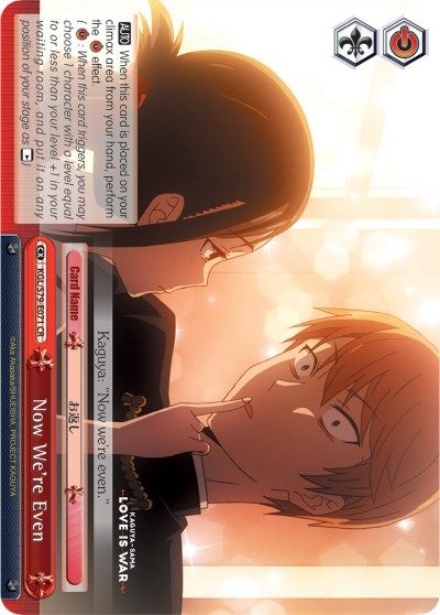 Now Were Even - KGL/S79-E071 - CR