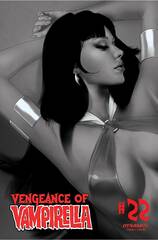 Vengeance Of Vampirella #22 Cvr G 25 Copy Incv Oliver B&W (STL199716)