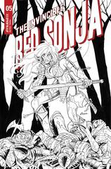 Invincible Red Sonja #5 Cvr G 15 Copy Incv Conner B&W (STL199691)