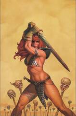 Invincible Red Sonja #5 Cvr L Linsner Ltd Virgin (STL199696)