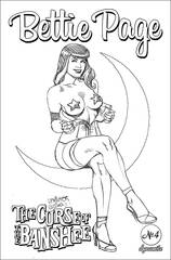 Bettie Page & Curse Of The Banshee #4 Cvr H 25 Copy Incv Linsner B&W (STL199659)