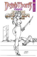 Dejah Thoris Vs John Carter Of Mars #3 Cvr H 25 Copy Incv Linsner B&W (STL199670)