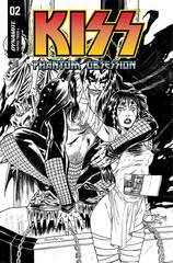 Kiss Phantom Obsession #2 Cvr I 30 Copy Incv Seeley B&W Line Art (STL199592)