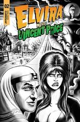 Elvira Meets Vincent Price #2 Cvr F 15 Copy Incv Samu B&W Line Art (STL199613)